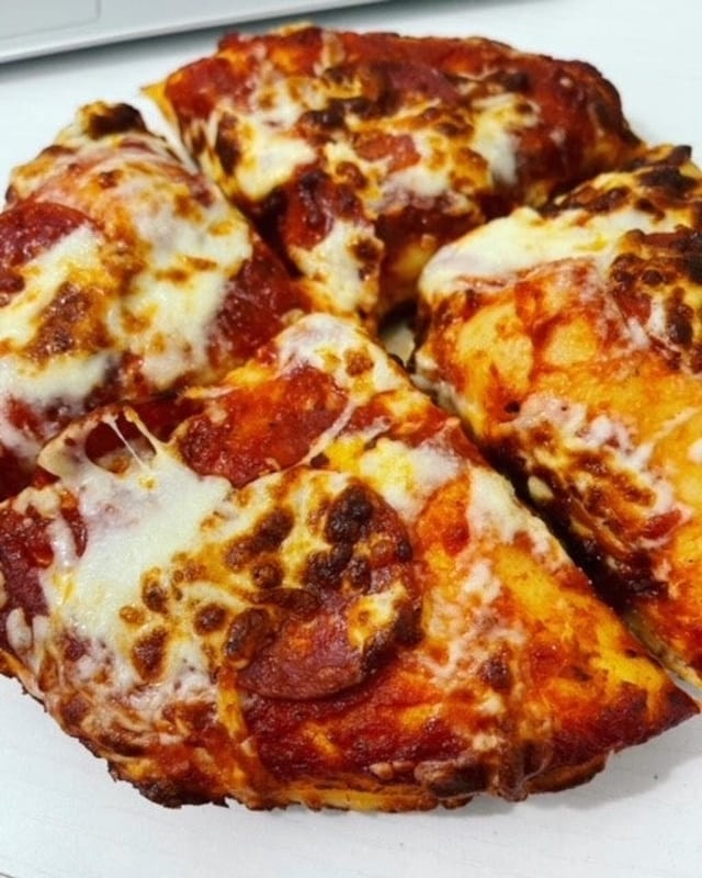 14" Pepperoni Pizza.