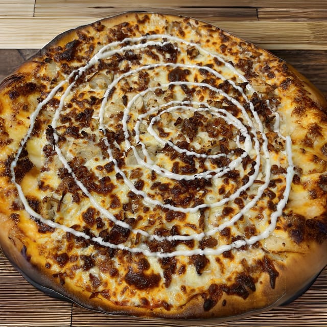 14" Chicken Bacon Ranch Pizza.